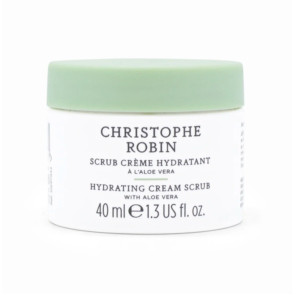 Christophe Robin Hydrating Cream Scrub Aloe Vera Gentle Pre-Wash 40ml